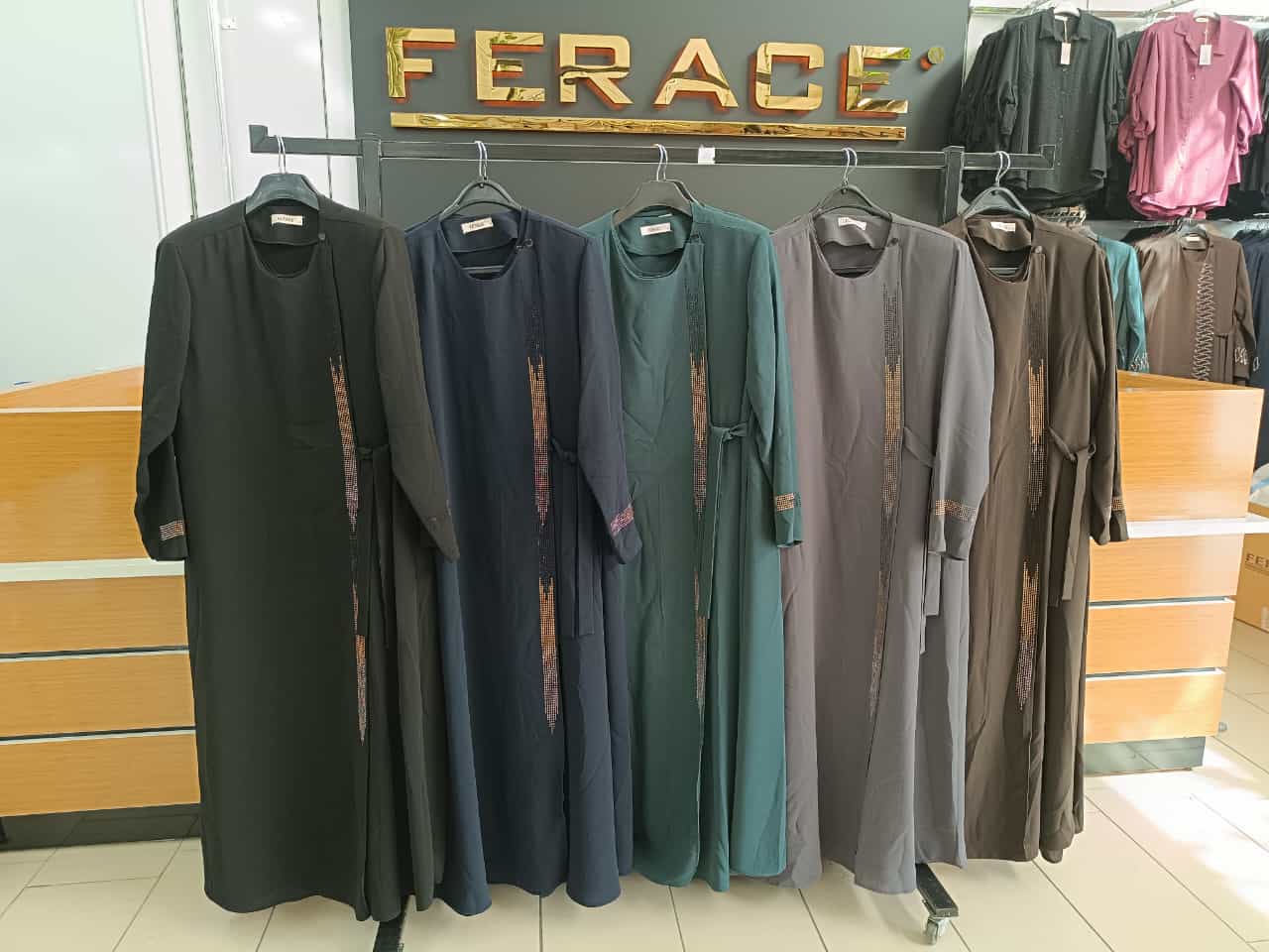  ABAYA ETAMİN FERACE